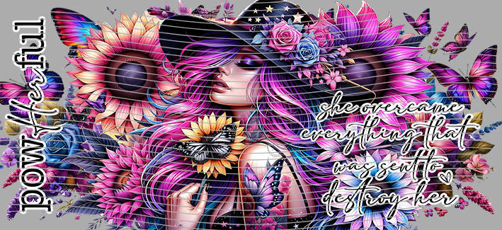 16oz Sunflower Girl-SU-133